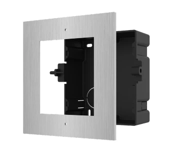 Панель для врезного монтажа Hikvision DS-KD-ACF1/S накладка 134х124х4 мм пластиковый бокс 134х135х56 мм