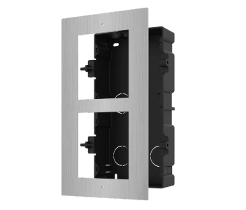 Панель для врезного монтажа Hikvision DS-KD-ACF2/S накладка 236х124х4 мм пластиковый бокс 237х135х56 мм