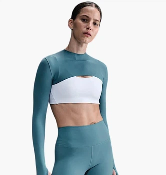 Спортивний топ жіночий Nike Zenvy Turquoise S Бірюзовий HJ1861-006