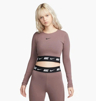 Спортивний топ жіночий Nike Sportswear Brown Dx2315-291 S Коричневий DX2315-291