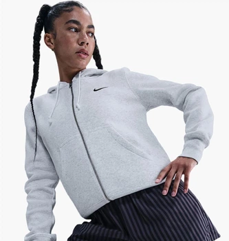 Толстовка женская Nike Sportswear Phoenix Fleece Grey M Серая HJ0995-051