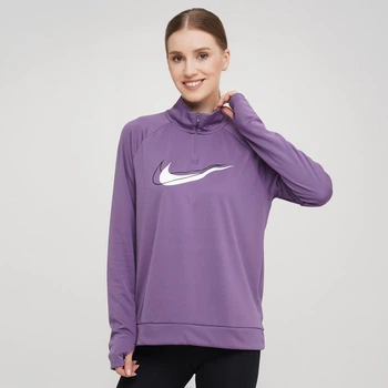 Спортивная кофта женская Nike Df Swsh Run Hz Mdlyr S Фиолетовая DD4902-574
