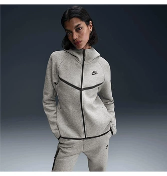 Толстовка женская Nike Sportswear Windrunner Tech Fleece Grey XS Серая HV6747-063