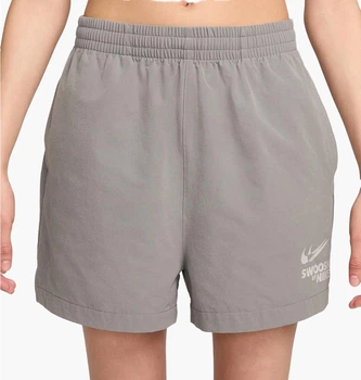 Шорты женские Nike W Nsw Woven Short Gls S Серый HF5529-029