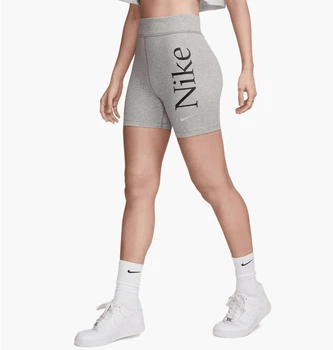 Шорты женские Nike Sportswear Classic High-Waisted Grey M Серый FN3637-019