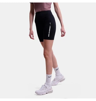 Шорты женские Nike W Nk One Df Hr Shrt Gls XS Черный FZ4873-010