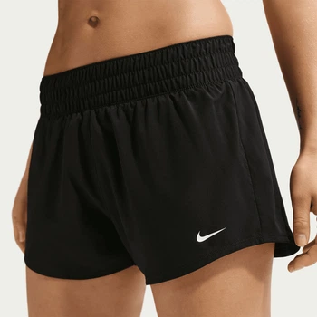 Шорты женские Nike W One Df Mr 3In Br Short S Черный DX6010-011
