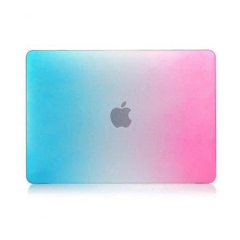 Кейс HardShell Rainbow для MacBook Pro 13 (Intel 2016–2020, M1–M2) Water Blue + Pink