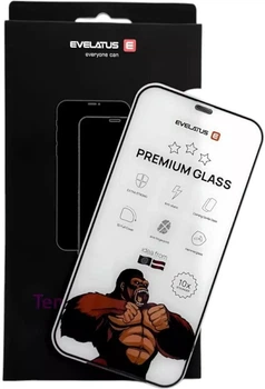 Захисне скло для смартфона Apple iPhone 16 Pro Max Connect Corning Gorilla Glass Anti-Static Black (EVE16PMCGGA10X)