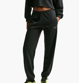 Спортивные штаны женские Nike Nsw Chll Ft Jggr Black S Черные IF0232-010