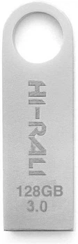 Накопичувач Hi-Rali Shuttle 128GB USB 3.2 Gen 1 (HI-128GB3SHSL) Silver