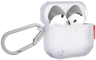 Кейс Skinarma для навушників Mecha CE AirPods 4 Frost Прозорий