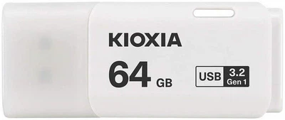 Накопичувач Kioxia TransMemory U301 64GB USB 3.2 Gen 1 (LU301W064GG4) White