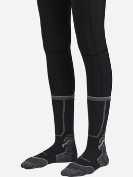 Носки мужские высокие шерстяные Jack Wolfskin Trek Merino Sock CL A63861_6000 41-43 Черные (4064886443432)