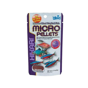 Корм Hikari Tropical Micro Pellets 22 g (полуплавучие микрогранулы для мелких и нано-рыбок длиной 2,5-5,0 см)