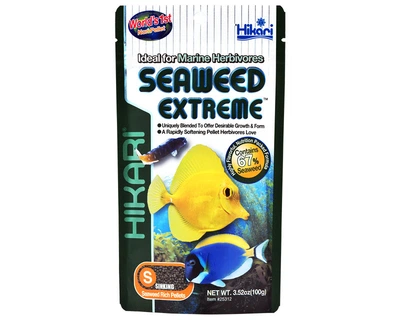 Корм Hikari Marine Seaweed Extreme Mini 100 g для растительноядных морских рыб