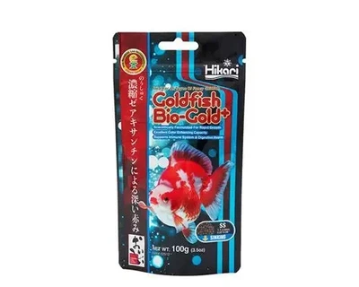 Корм Hikari Goldfish Bio-gold+ Sinking 100 g (тонущие гранулы SS 1,7-2,0 мм для для усиления яркости окраски золотых рыбок длиной от 3 см)