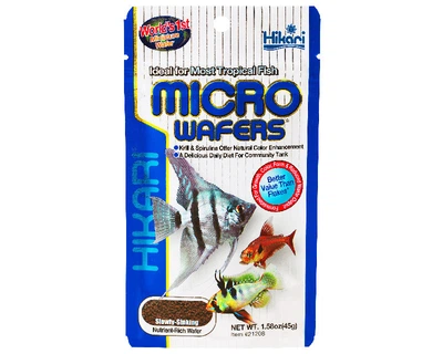 Корм Hikari Tropical Micro Wafers 45 g для мелких и средних тропических рыбок