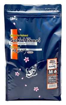 Корм Saki-Hikari Multi Season Medium 2 кг (гранула M 5,0-5,5 мм, всесезонный, премиум корм для кои длиной от 20 см)