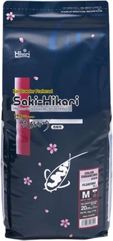 Корм Saki-Hikari Color Enhancing Medium 5 кг (гранулы M 5,0-5,5 мм, для усиления цвета, премиум корм для кои длиной от 20 см)