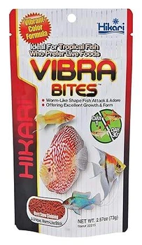 Корм Hikari Tropical Vibra Bites 73 g для хищных тропических рыбок в виде мотыля