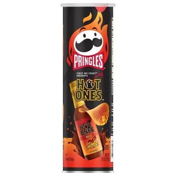 Чіпси Pringles Hot Ones Los Calientes Rojo гострі 156 г