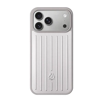 Чехол Противоударный Aluminium Алюминиевый Rimowa Case iPhone 17 Pro Max Silver