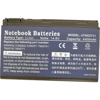 Акумулятор до ноутбука AlSoft Acer TM00741 5200mAh 8cell 14.8V Li-ion (A41118) Alsoft A41118 1076504