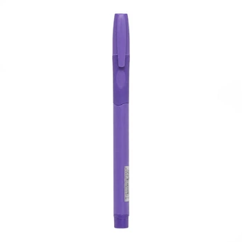 Ручка масляная "Fine Top" CL1361R-50(Blue) синяя 0,7 мм, тренажер правша Фиолетовый