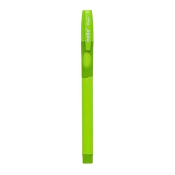 Ручка масляная "Fine Top" CL1361R-50(Blue) синяя 0,7 мм, тренажер правша Зеленый