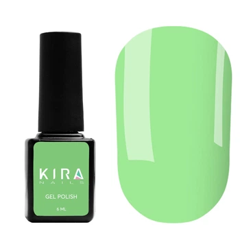KIRA NAILS Гель лак №077 (салатовий), 6 мл