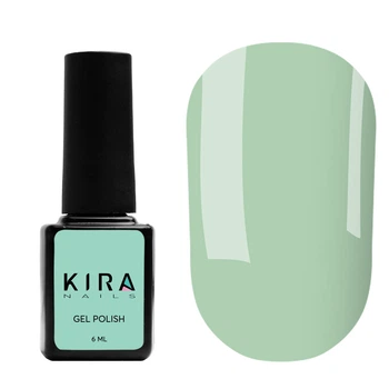 KIRA NAILS Гель лак №025 (блідий салатовий), 6 мл