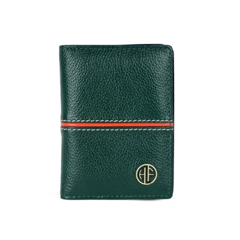Чоловічий шкіряний картхолдер Hammonds Flycatcher CC601 DS Green зелений із RFID-захистом