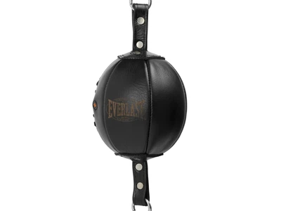 Пневматична груша на розтяжках EVERLAST1910 Pro Leather Double 9'' (23 см) чорний (6166)