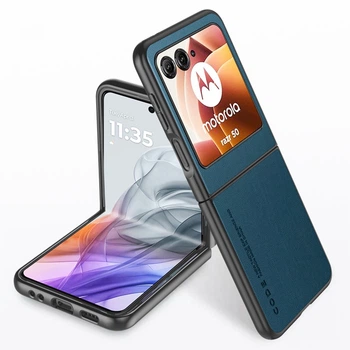 Чехол CODE Tactile Experience для Motorola Razr 70 / 60 / 50 с защитой на камеру green