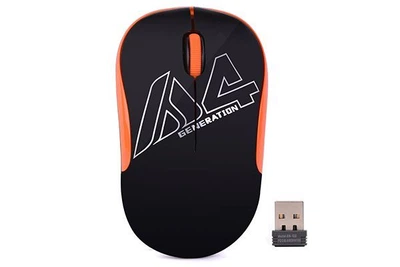 Миша A4-G3-300N USB V-Track , бездротова, 1000dpi, чорний + помаранчевий (G3-300N (Black+Orange))
