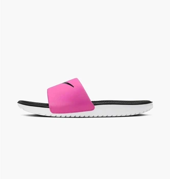 Детские шлепанцы Nike Kawa Little/Big Kids Slides Pink 37.5 Розовые FJ2250-600