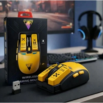Беспроводная игровая мышь JEDEL WD149 7D, Bluetooth+2.4GHz, 3200 DPI, RGB подсветка, аккумуляторная (23732)