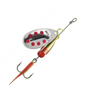 Блешня Cormoran Bullet №1 3g Silver/Red dots