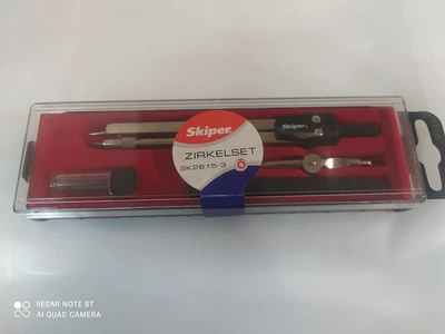 Готовальня 4 предметов для крепления грифель 2 мм SKIPER SK -2615-3