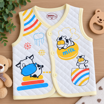 Дитячий жилет Milk з малюнками 60 см (5053)
