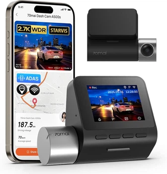 Автомобильный видеорегистратор 70mai Dash Cam Pro A500S (1 камера)