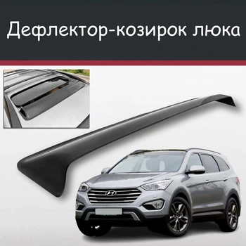 Спойлер дефлектор на люк Hyundai Grand Santa Fe Хюндай Гранд Санта Фе козирок даху