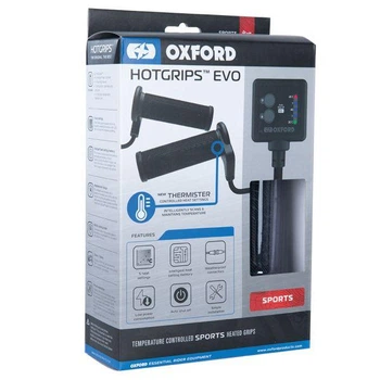 Ручки керма з підігрівом Oxford HotGrips Evo Sport EL422 для мотоцикла 22 мм 123 мм