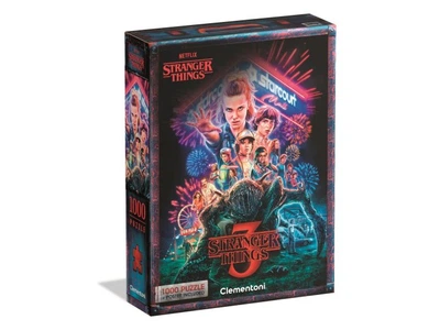 Пазл Дивні Дива 3 (Stranger Things), Clementoni, 1000 елементів