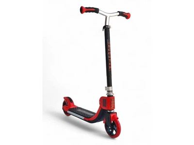 Самокат детский Scooter HBC двухколесный складной для детей от 4 лет нагрузка до 75 кг ABEC-7 ножной тормоз широкий литой руль красный