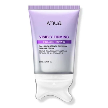 Крем-масажер для шиї та декольте — ANUA Visibly Firming Collagen + Retinol Refining Gua Sha Cream — Антивіковий крем із колагеном