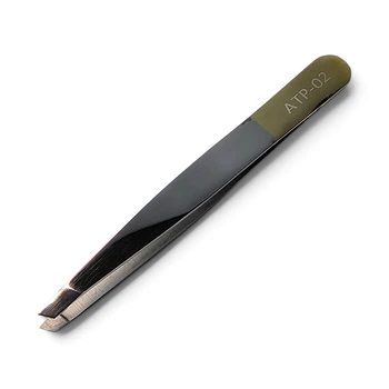 Пинцет для бровей ACUTO ATP-02 скошенный