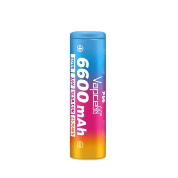 Аккумулятор 21700 литий-ионный (Li-Ion) Vapcell INR21700 F66 6600mAh, 12.5A, 4.2/3.6/2.5V