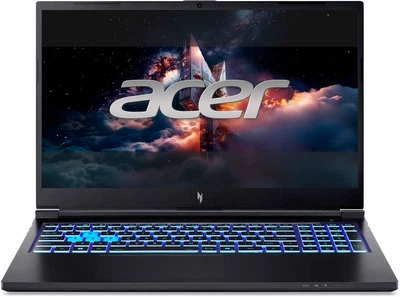 Ноутбук Acer Nitro Lite NL15-71G-74SR (NH.X3NEU.002) Titanium Black / 15.6" IPS 144 Гц / Intel Core 7 240H / RAM 16 ГБ / SSD 512 ГБ / RTX 3050, 4 ГБ